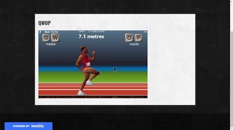 So go ahead and give it a try. . Qwop unblocked